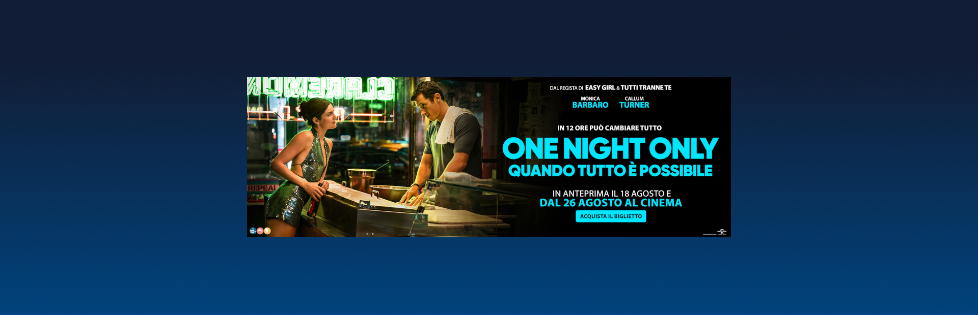ONE NIGHT ONLY - QUANDO TUTTO È POSSIBILE